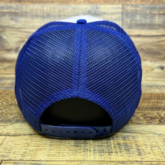 SalSoul Records Mens Trucker Hat Blue Snapback 1970s Vintage Logo Baseball Cap - Picture 5 of 8